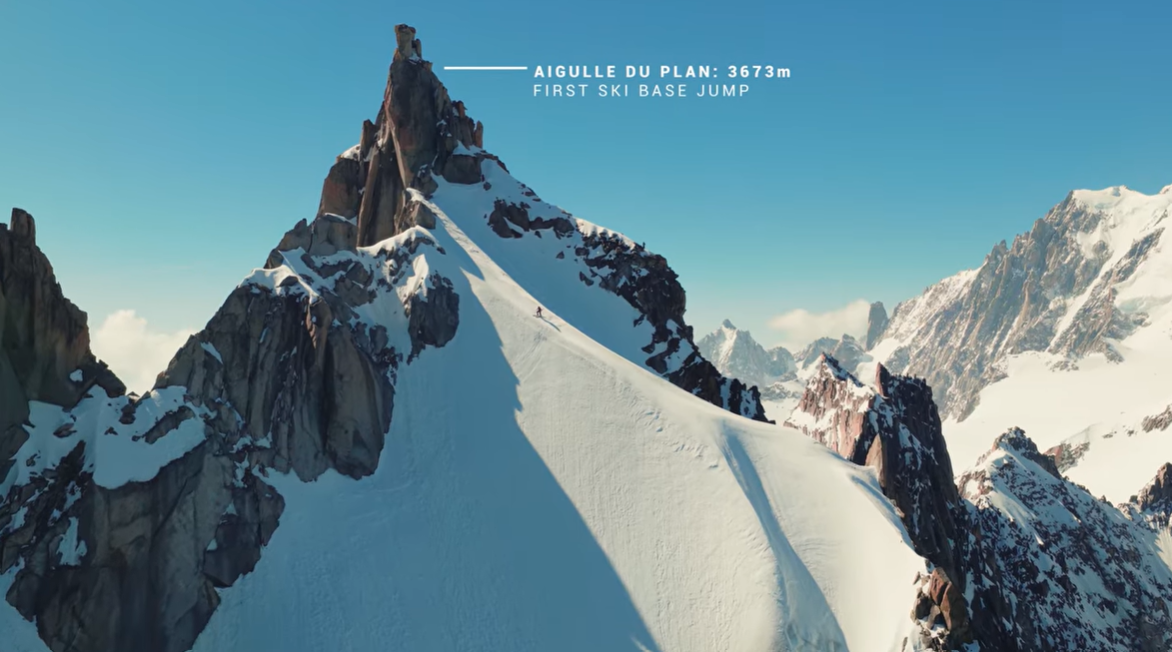 SKI BASE ALL'AIGUILLE DU PLAN PER MATTHIAS GIRAUD