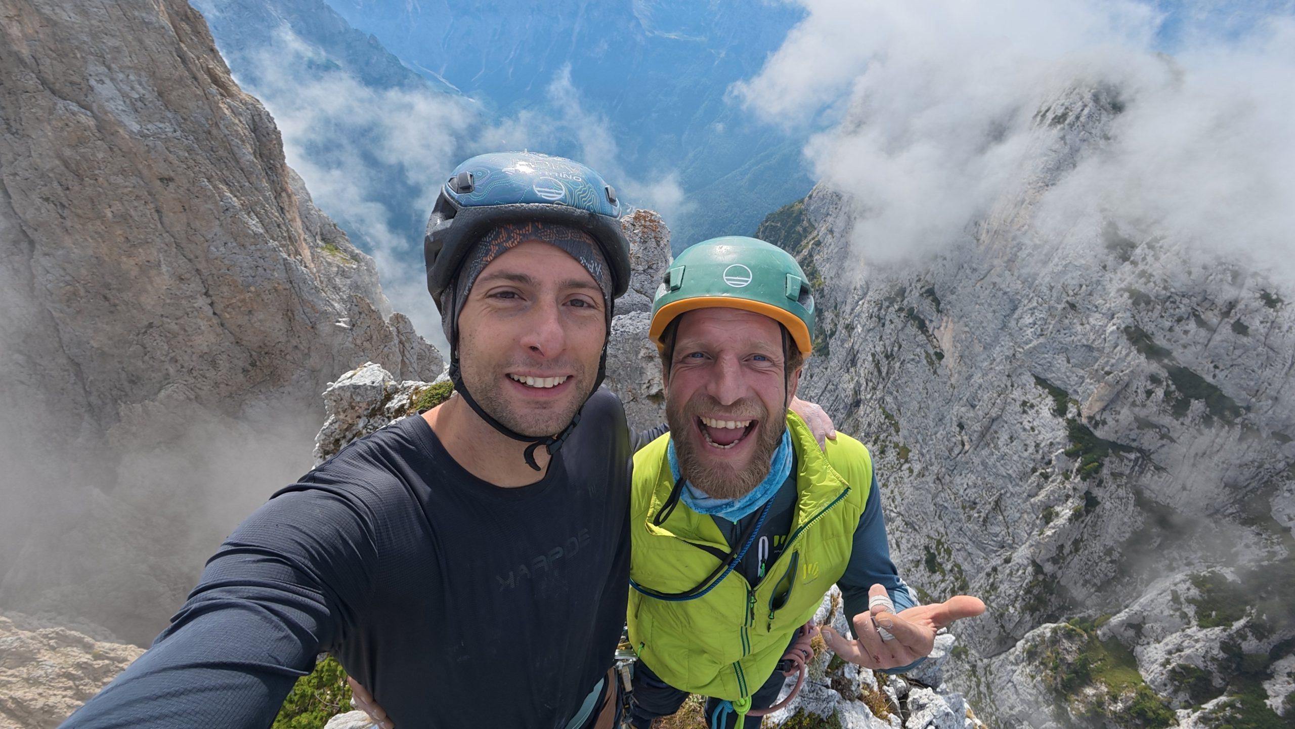 NUOVA VIA SULLA TORRE DI LAGUNAZ PER GEREMIA E GRASSO